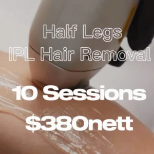 SILK IPL HAIR REMOVAL (HALF LEGS)